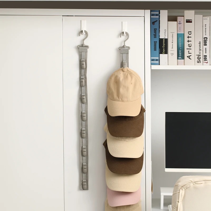 Baseball Cap Structured - Wardrobe Hat Rack Hanging Rope Hat