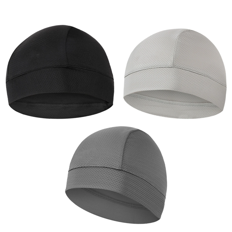 Skull Cap Helmet Liner - Summer Quick Dry Breathable Mesh Beanie