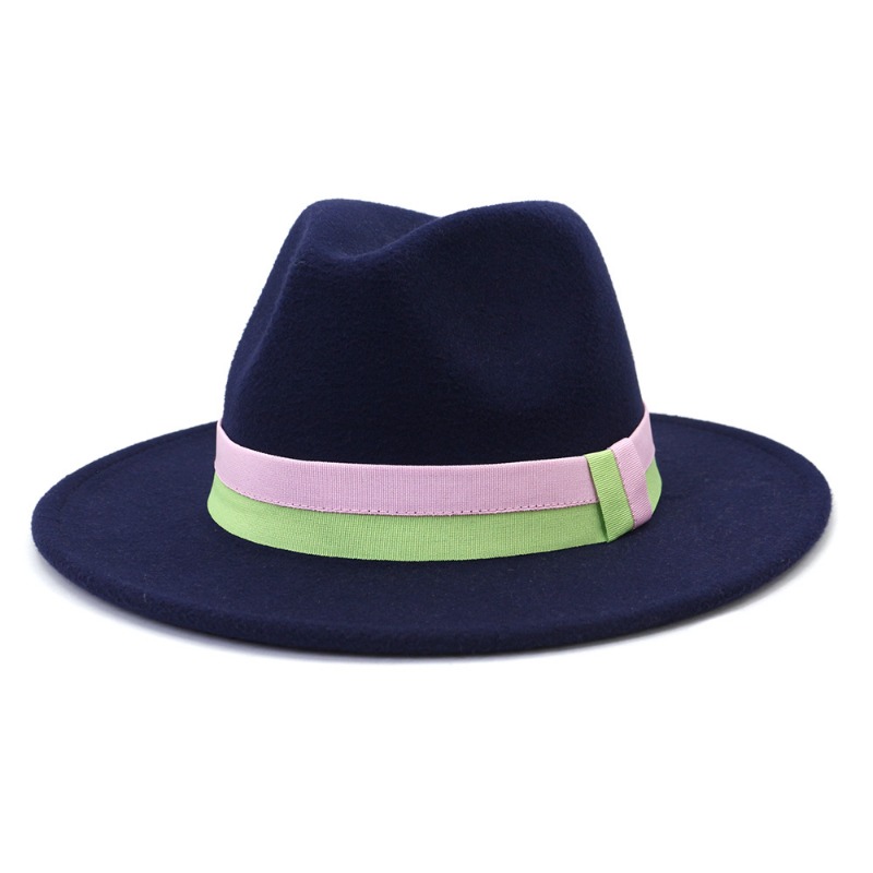 Unisex Autumn Winter New Wide  - Fedora Hat Wool recension och pris