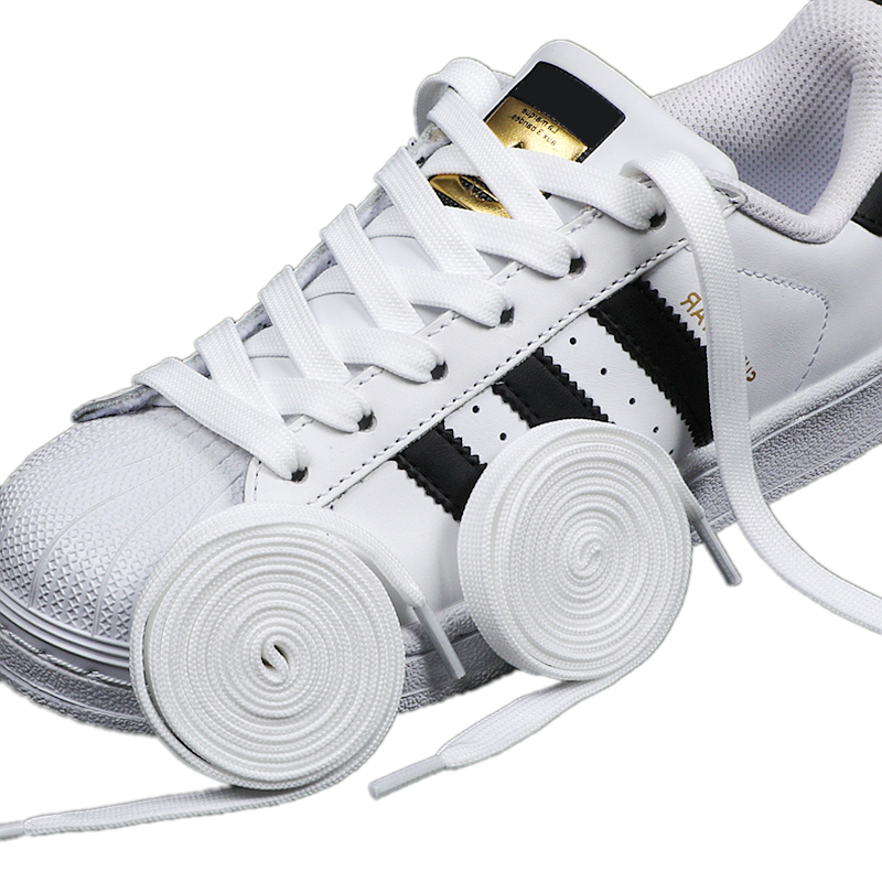 1 Pair Black White Shoe Laces  - Adidas Shoes Superstar recension och pris