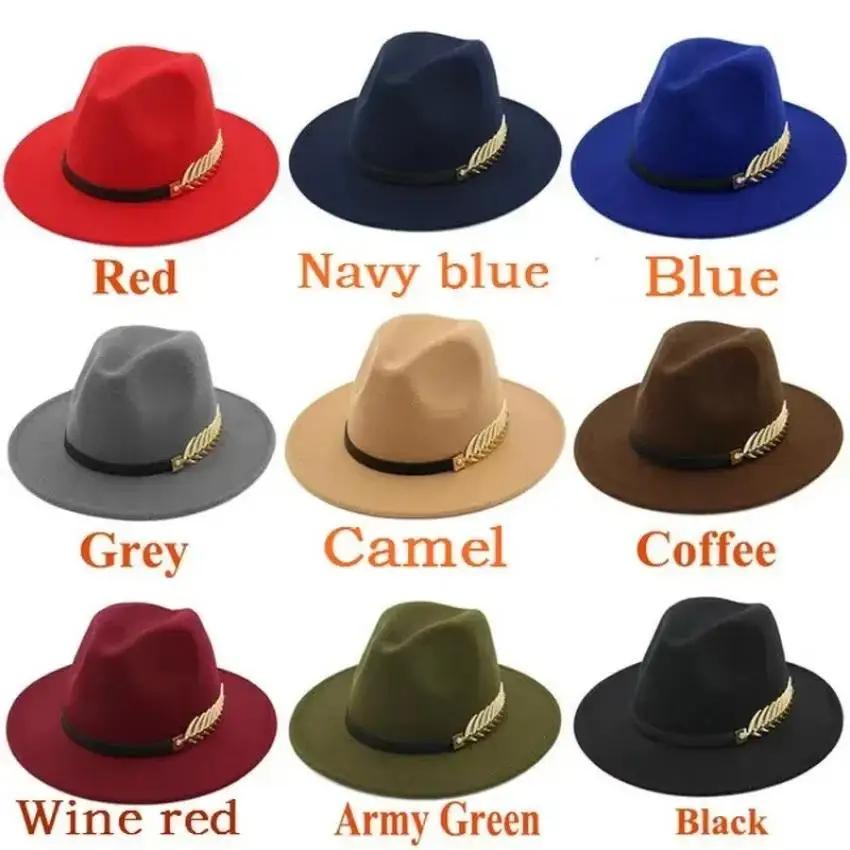 Simple Fashion Formal Occasion - Fedora Hat Wool recension och pris