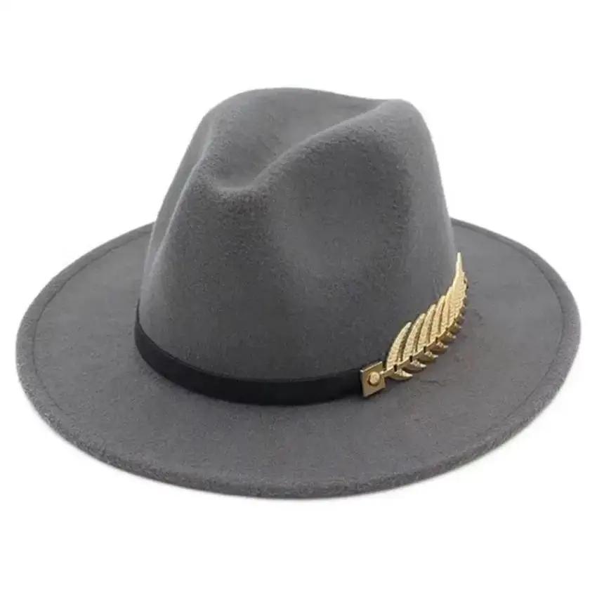 Simple Fashion Formal Occasion - Fedora Hat Wool recension och pris
