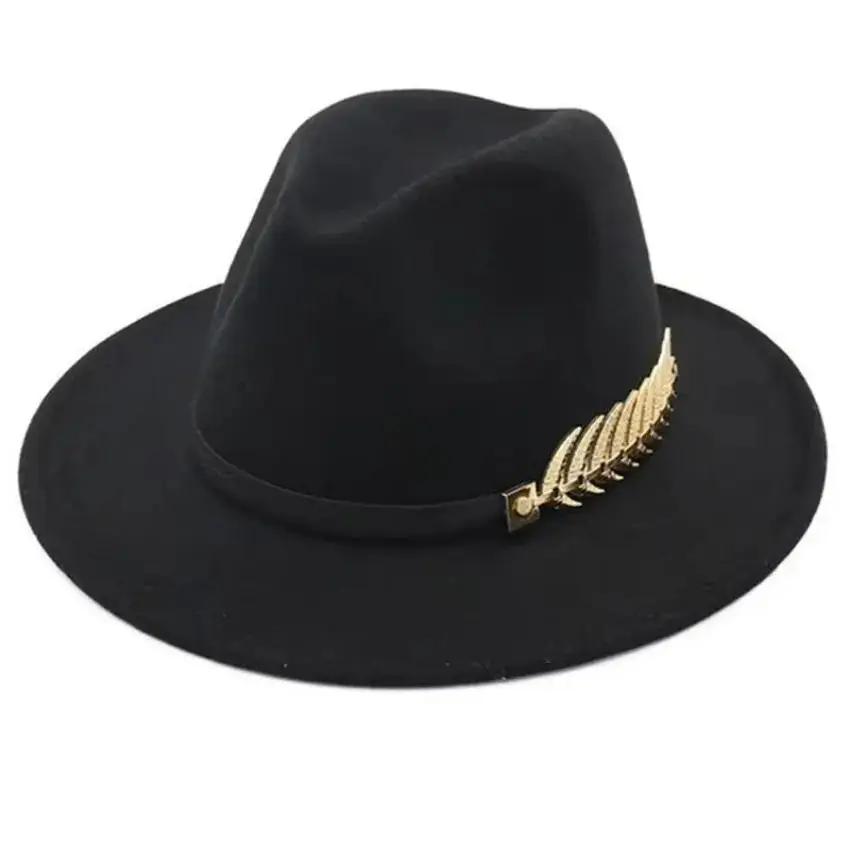 Simple Fashion Formal Occasion - Fedora Hat Wool recension och pris
