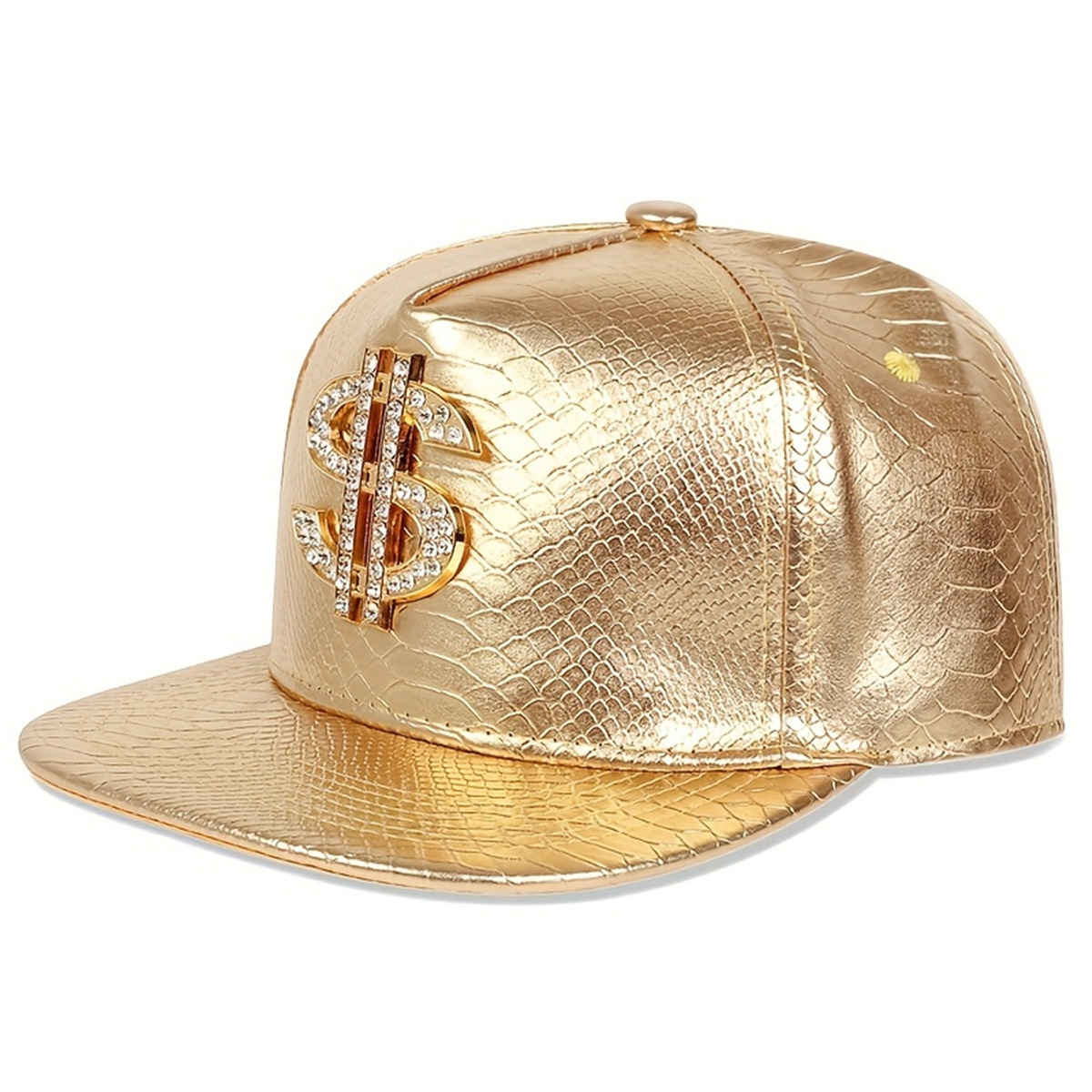 Leather Metallic Dollar Sign B - Baseball Cap Structured recension och pris
