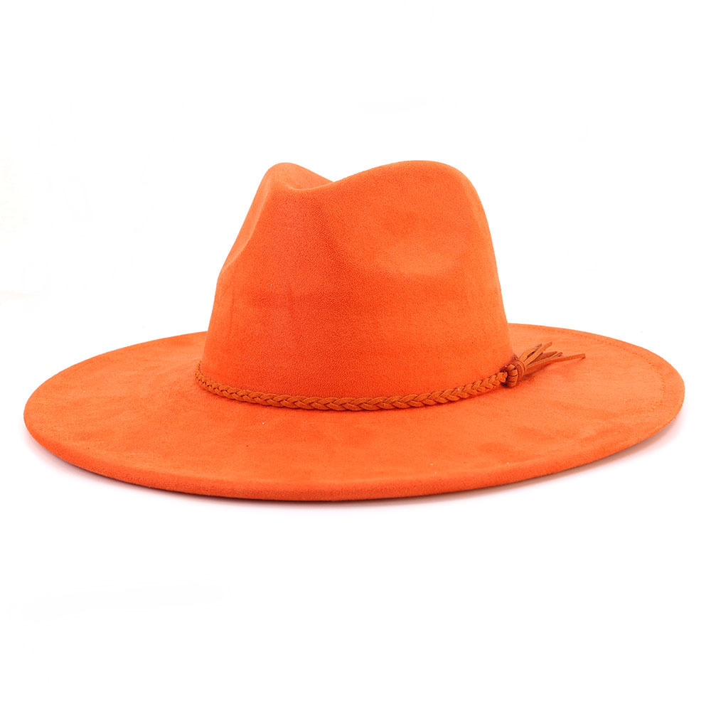 Vegan Suede Hat Teardrop shape - Fedora Hat Wool recension och pris