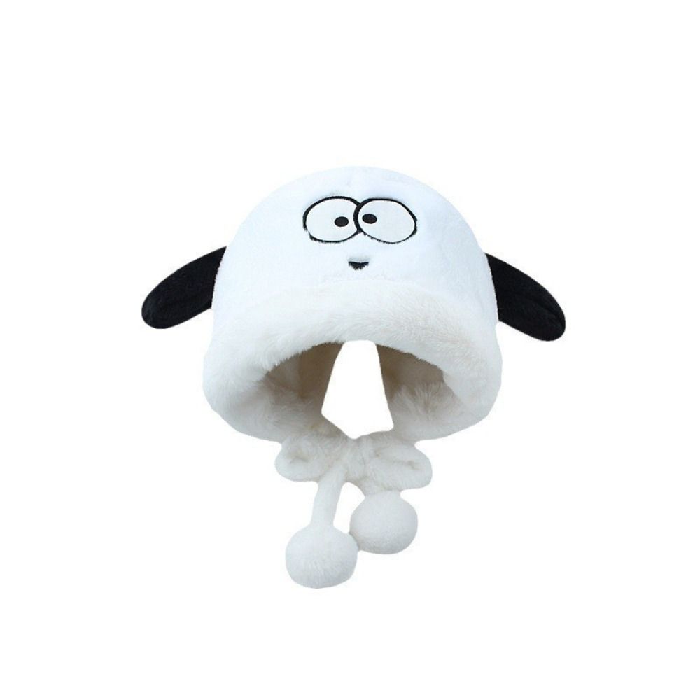 Cartoon Cute Dog Ears Women Wi - Beanie Cuffed Knit recension och pris