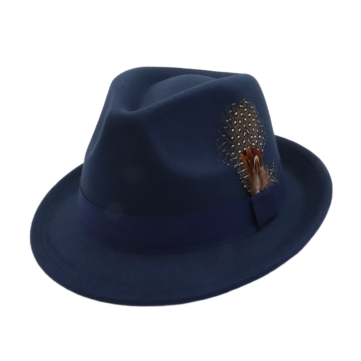 Unisex Autumn Winter Vintage W - Fedora Hat Wool recension och pris
