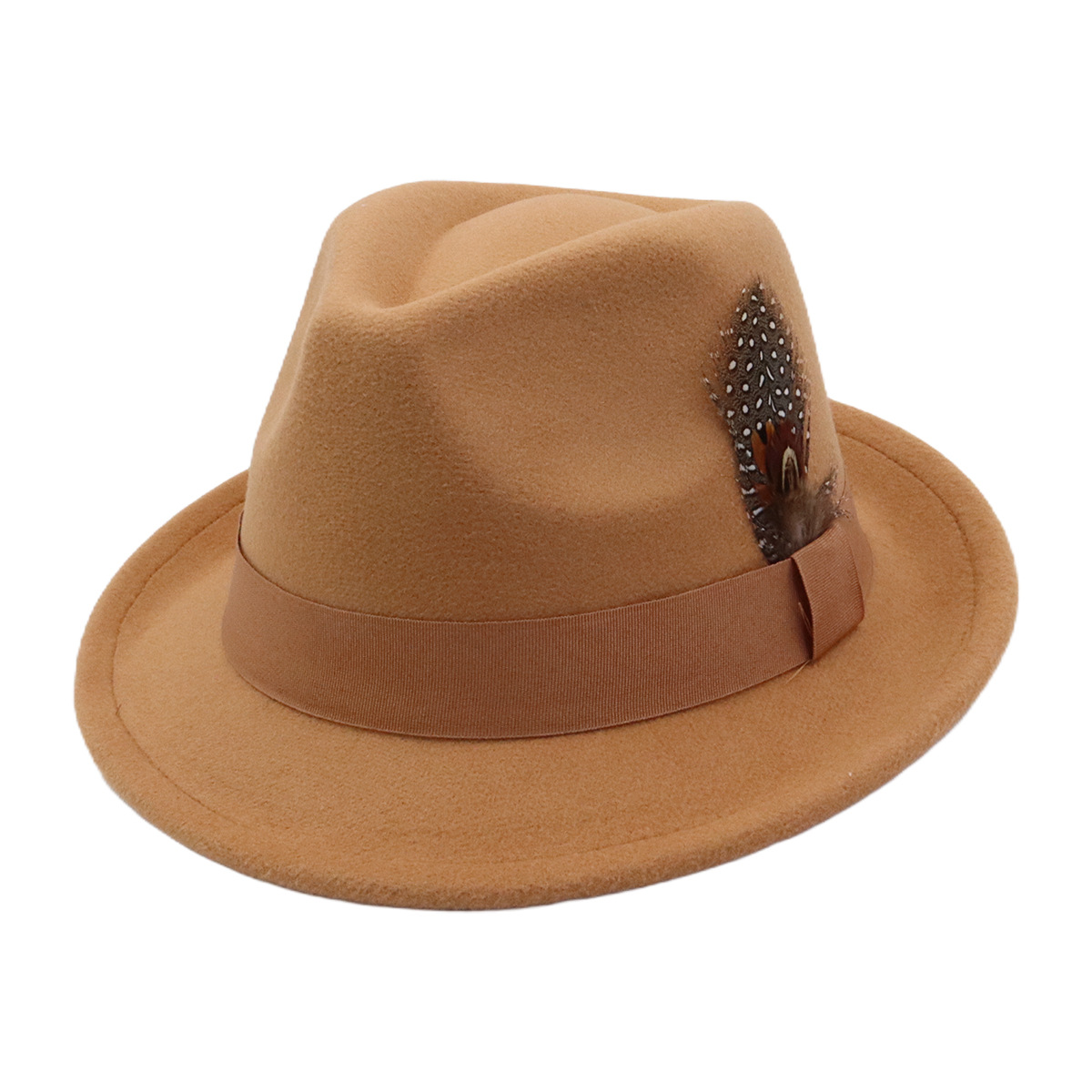 Unisex Autumn Winter Vintage W - Fedora Hat Wool recension och pris